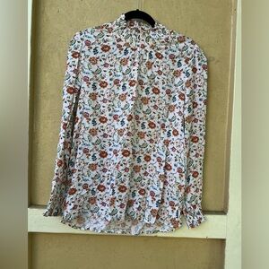 Alexander Jordan Floral Long Sleeve Blouse